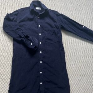 Emily Phillips, Navy Corduroy Dress, Size 0